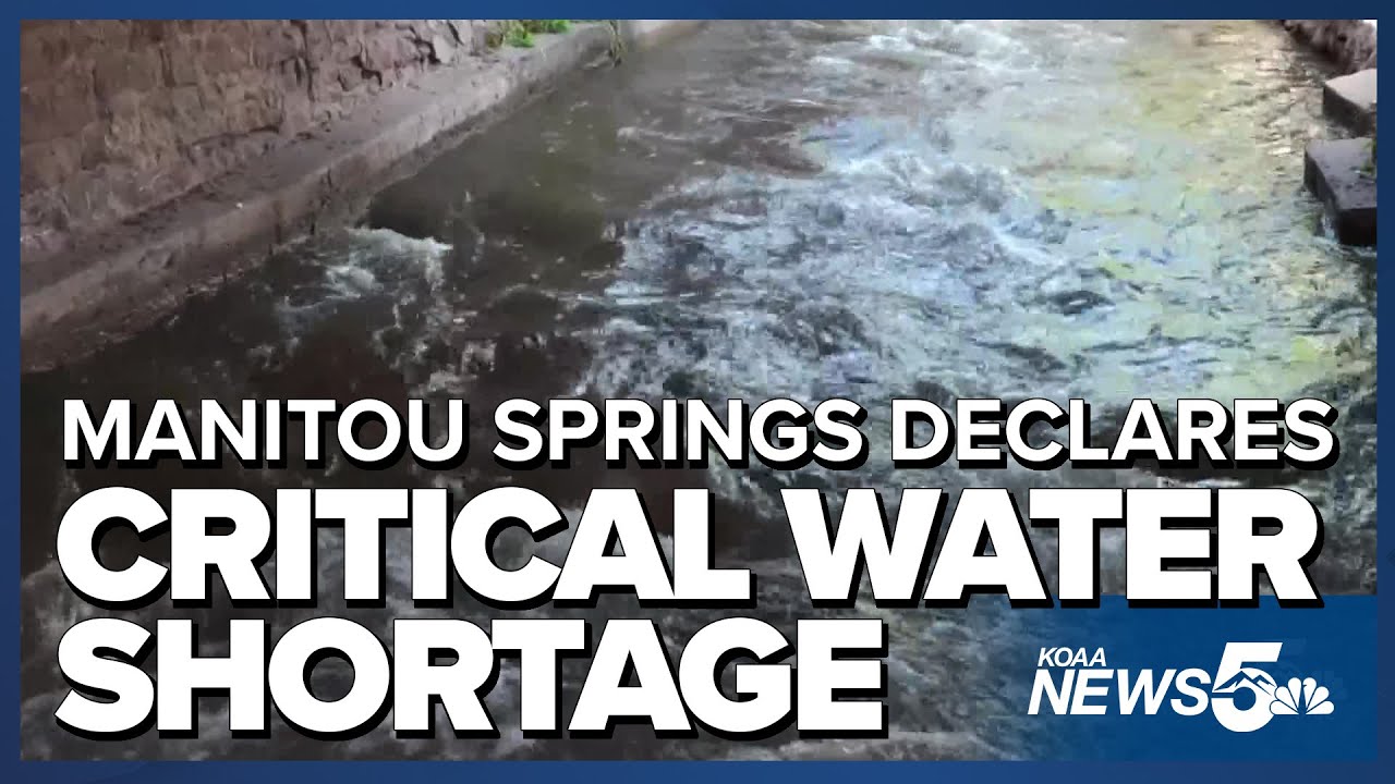 Manitou Springs declares critical water shortage, only drinking water is permitted