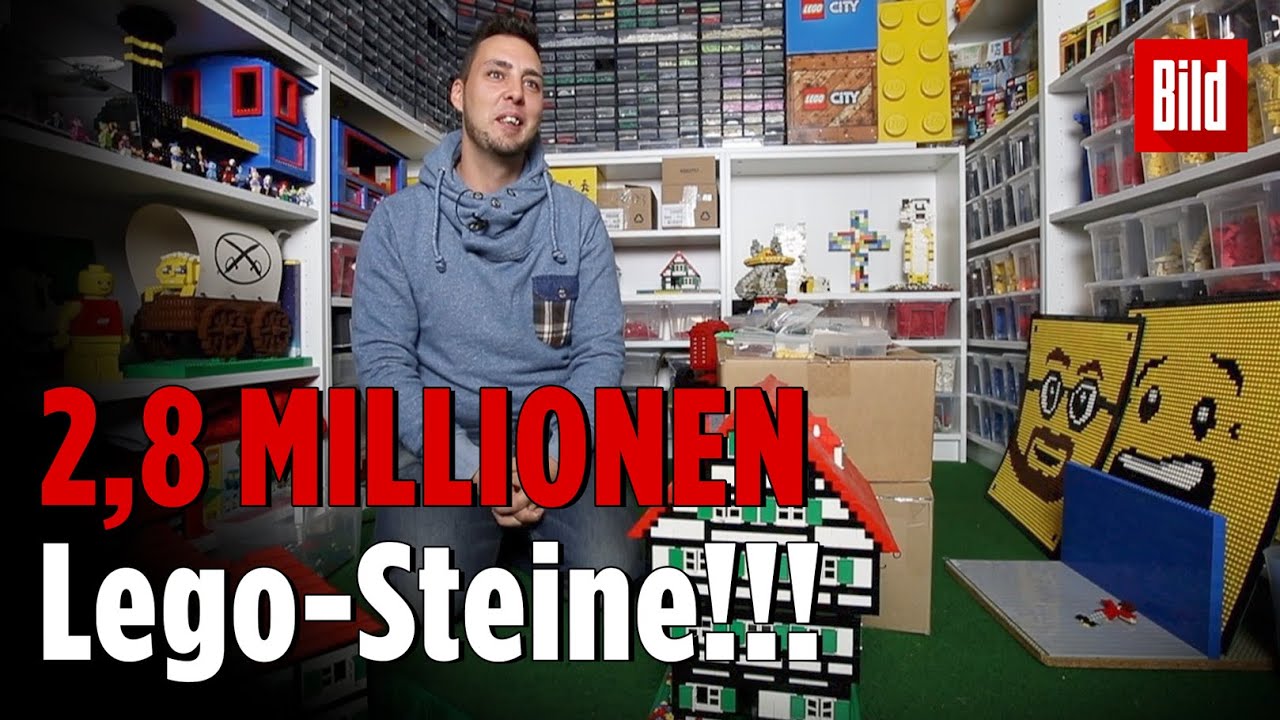 Lego ist sein Leben | Marcel hat 2,8 Millionen Lego-Steine