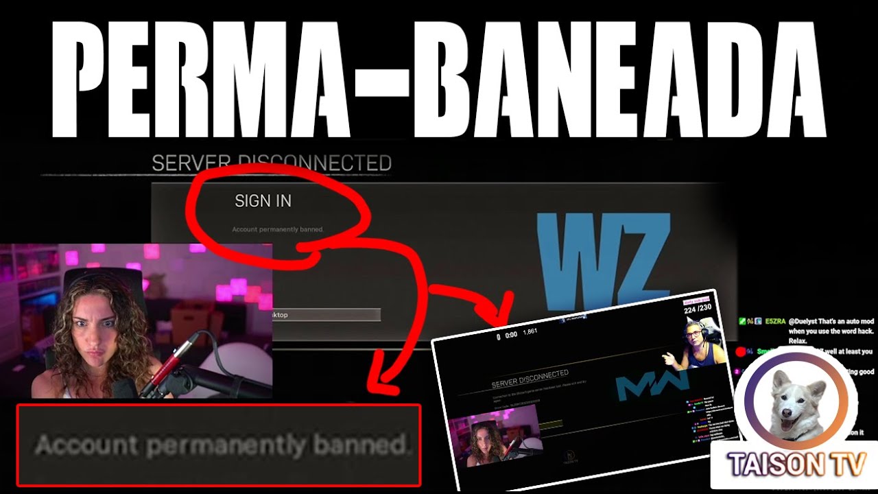 NADIA BANEADA PARA SIEMPRE EN WARZONE EN DIRECTO SE ACAB&Oacute; SU CARRERA 3 A&Ntilde;OS TARD&Oacute; ACTIVISION