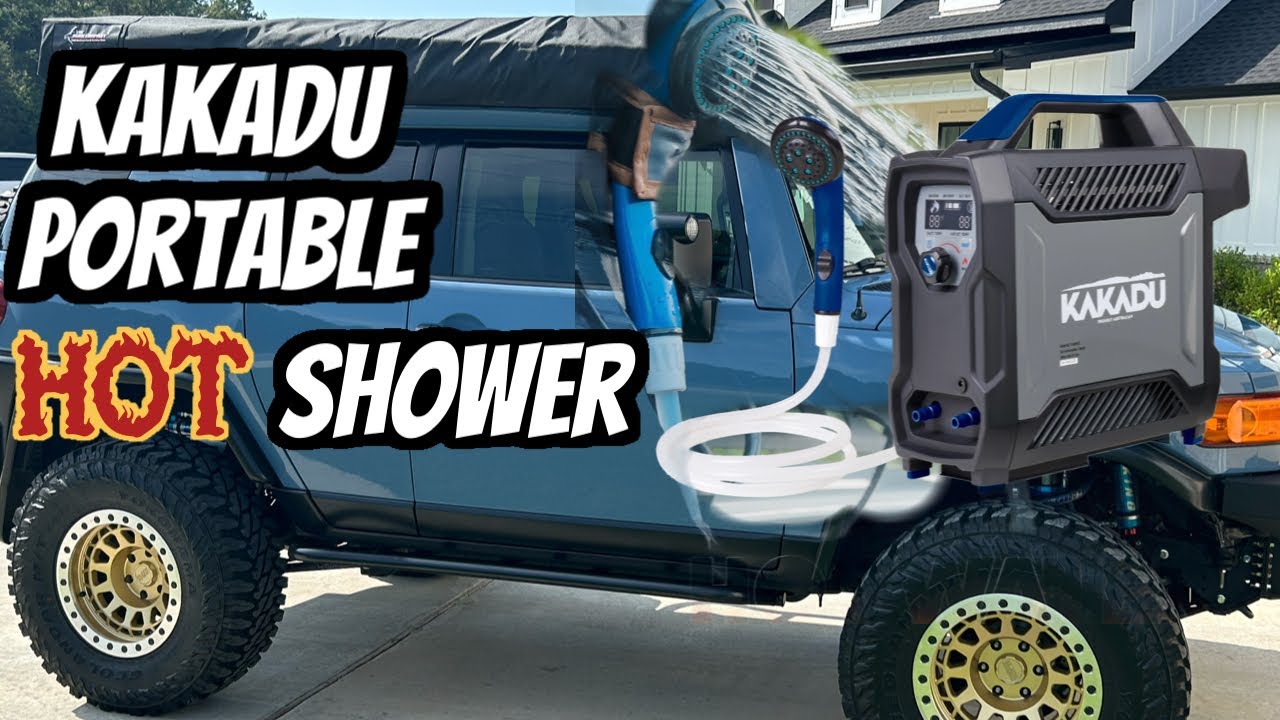 INSTANT Hot water camp shower that’s portable…