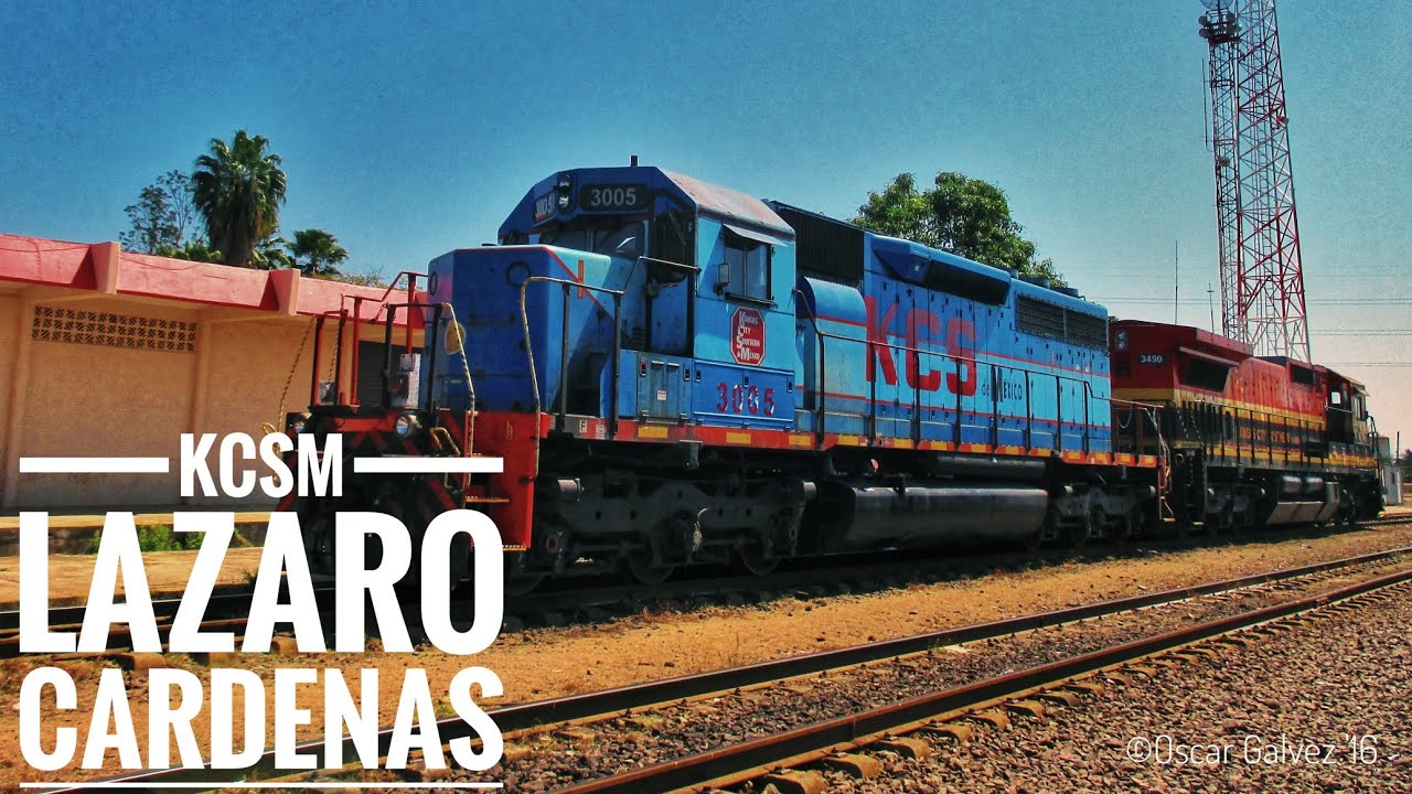 KCSM Lazaro Cardenas SD40's y Super 7's en accion