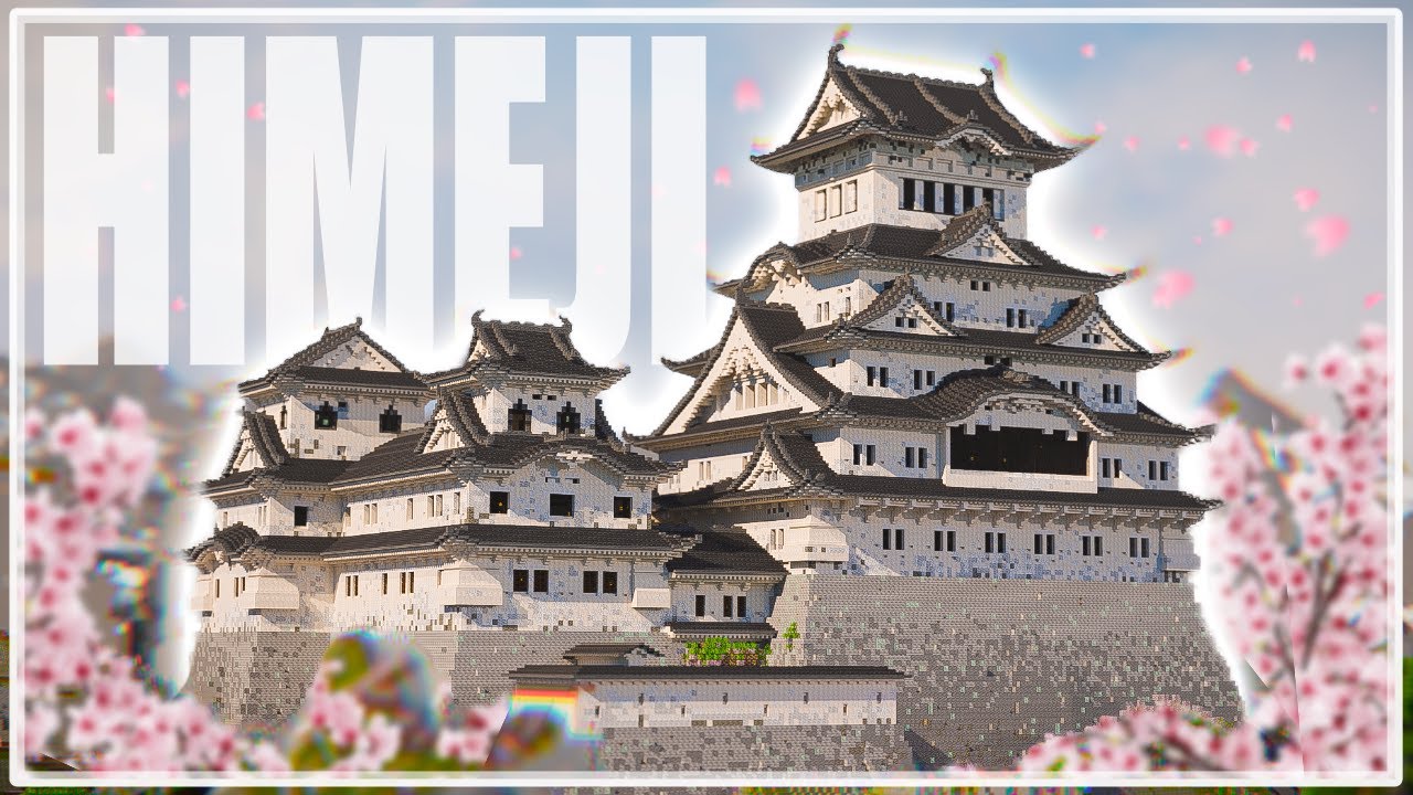 HIMEJI CASTLE IN MINECRAFT! | build preview