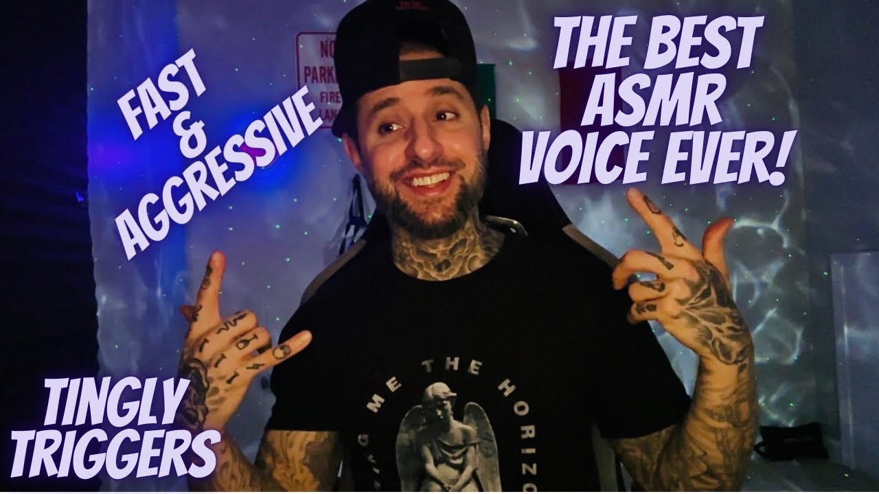 The Tingliest ASMR Voice EVER! | Fast & Aggressive Random Triggers