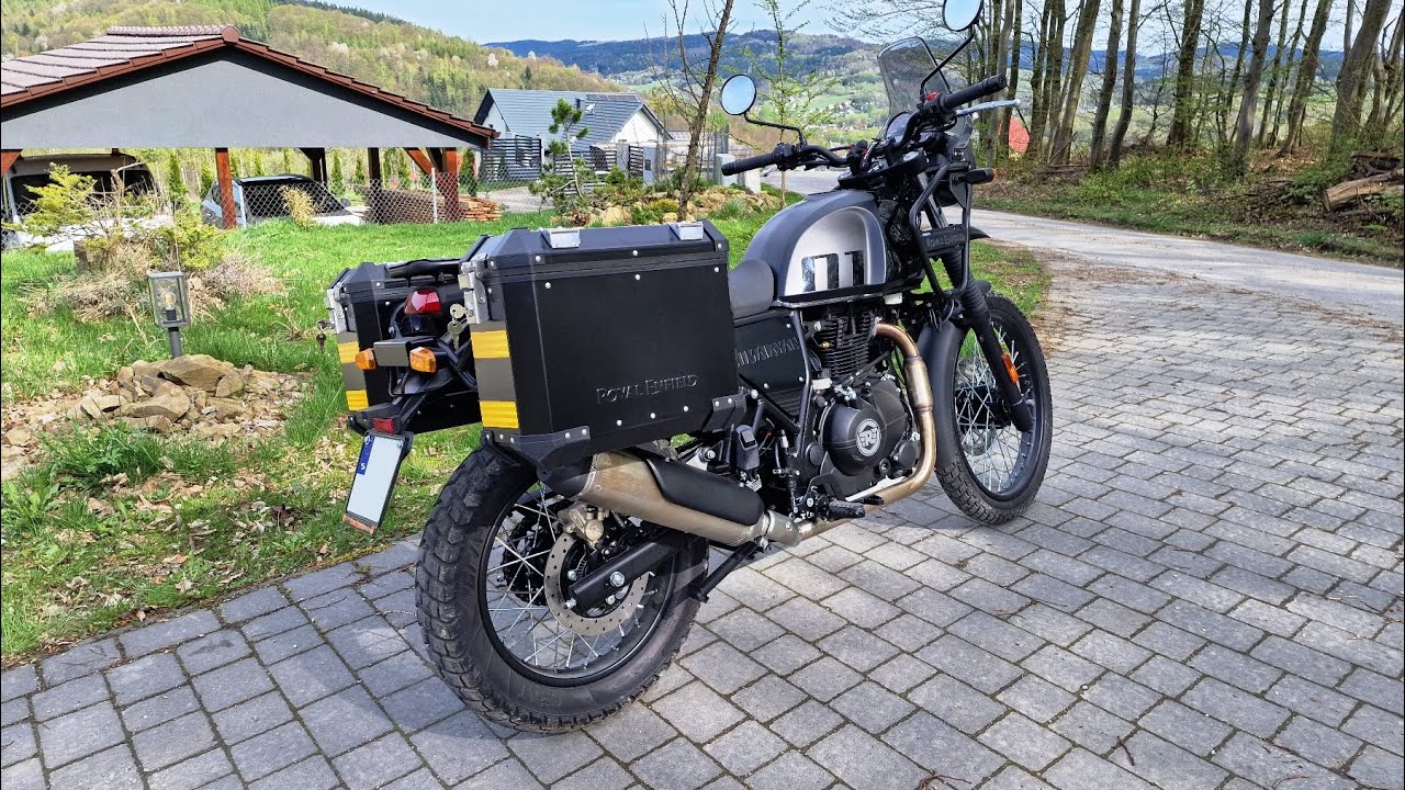 How to install Original Royal Enfield Himalayan 411 Panniers