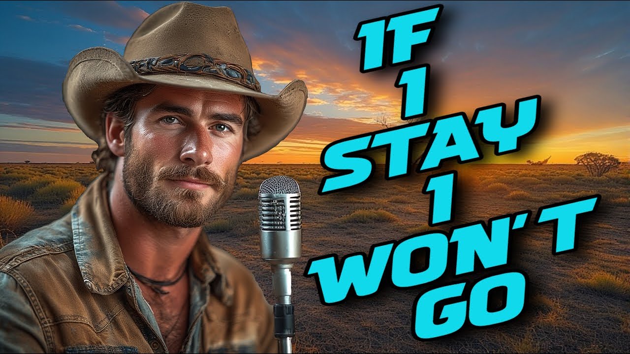 If I Stay, I Won’t Go - (Official Lyric Video) -  Ryder Brooks 🤠🎵 