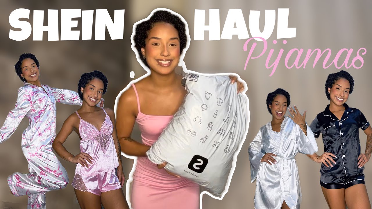SHEIN FASHION HAUL 💗👚🌸 | provador dos pijamas mais lindo da Shein