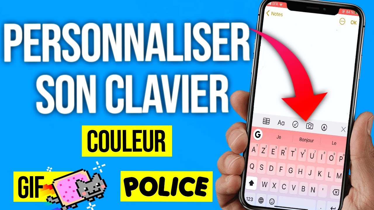 3 APPLICATIONS POUR PERSONNALISER SON CLAVIER (Couleur, Police d'&eacute;criture, GIF)