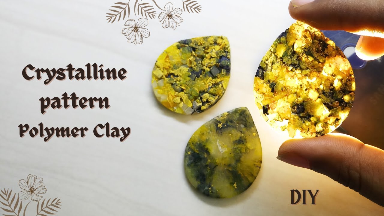 Polymer clay Crystalline structure Jewelry making technique