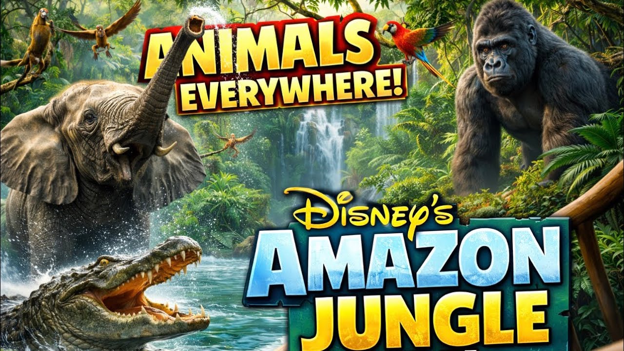 Is This Disney or the Amazon?! Wild Jungle Ride EXPOSED 😳🌿
