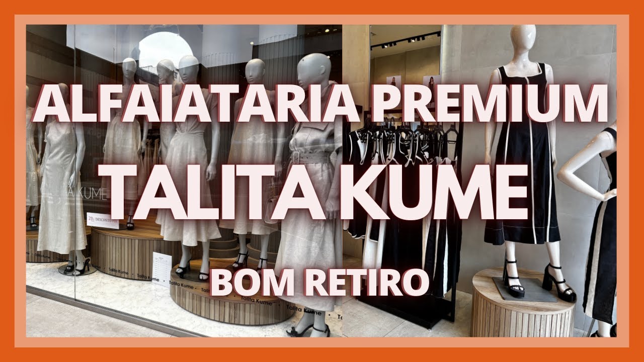 ALFAITARIA, VESTIDOS, SAIAS NA LOJA TALITA KUME PREMIUM E OUTLET - BOM RETIRO - ATACADO E VAREJO