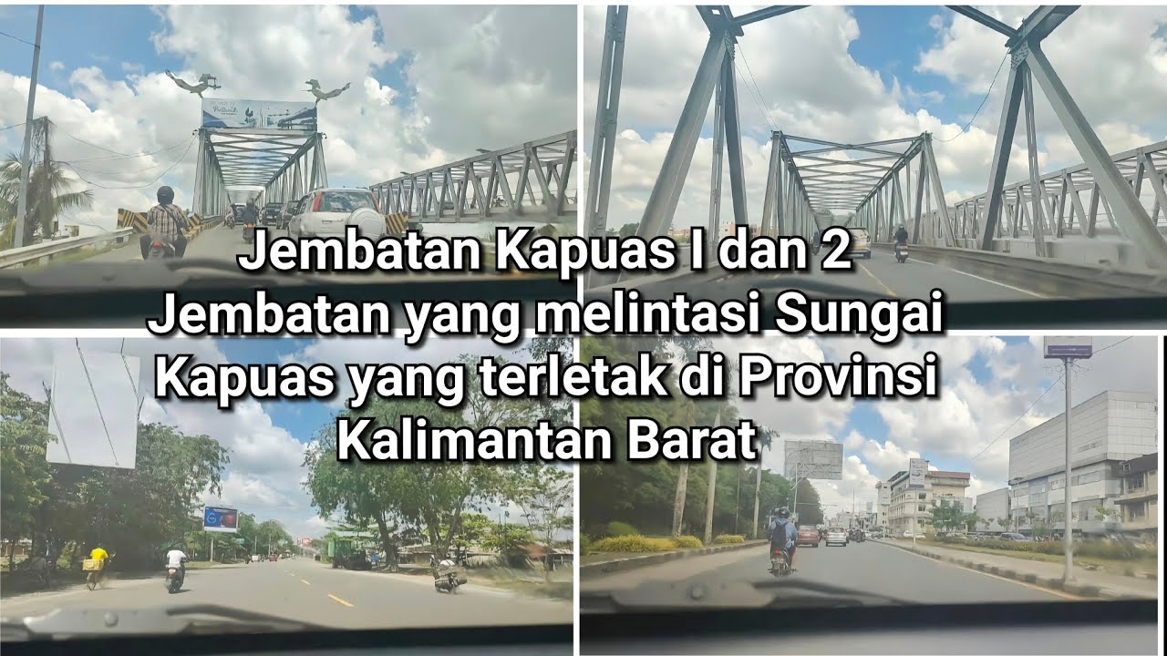 Jembatan Kapuas jembatan yang melintasi Sungai Kapuas kota Pontianak #kalbar2025 #pontianak #kapuas 