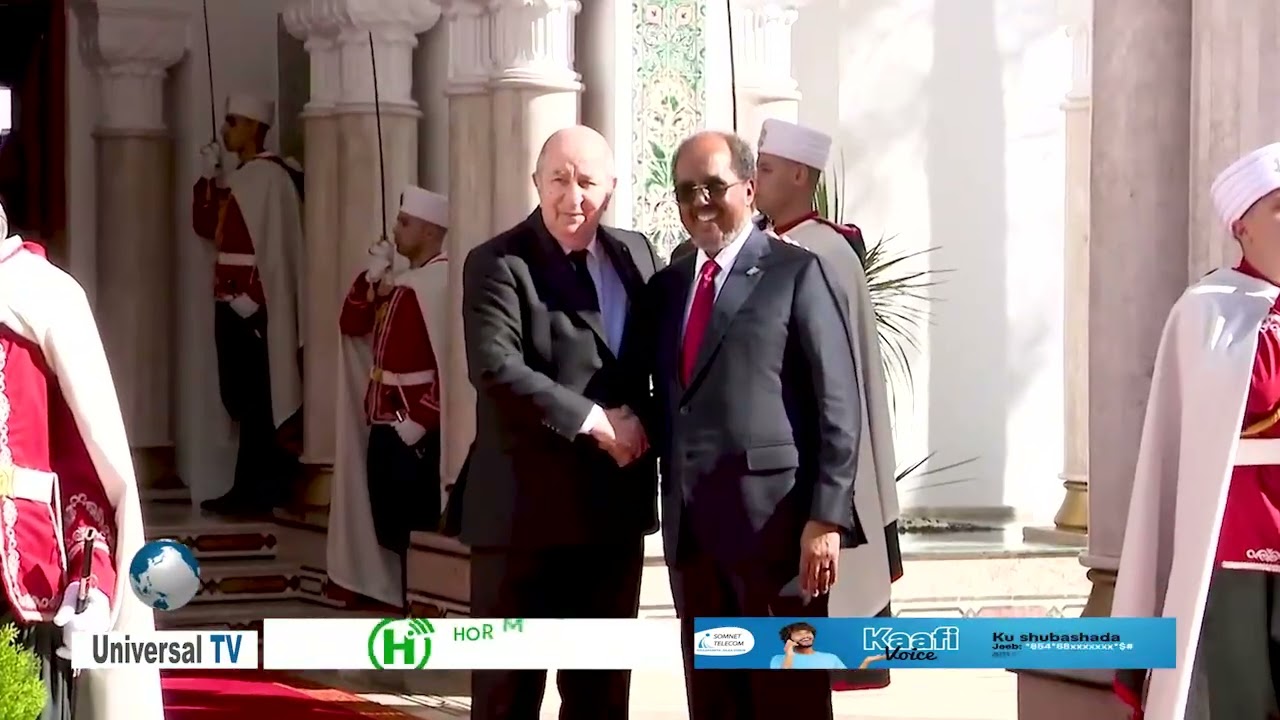 Maxay kawada hadleen Madaxweyne Xasan Sheekh Maxamuud iyo Dhiggiisa dalka Aljeeriya?