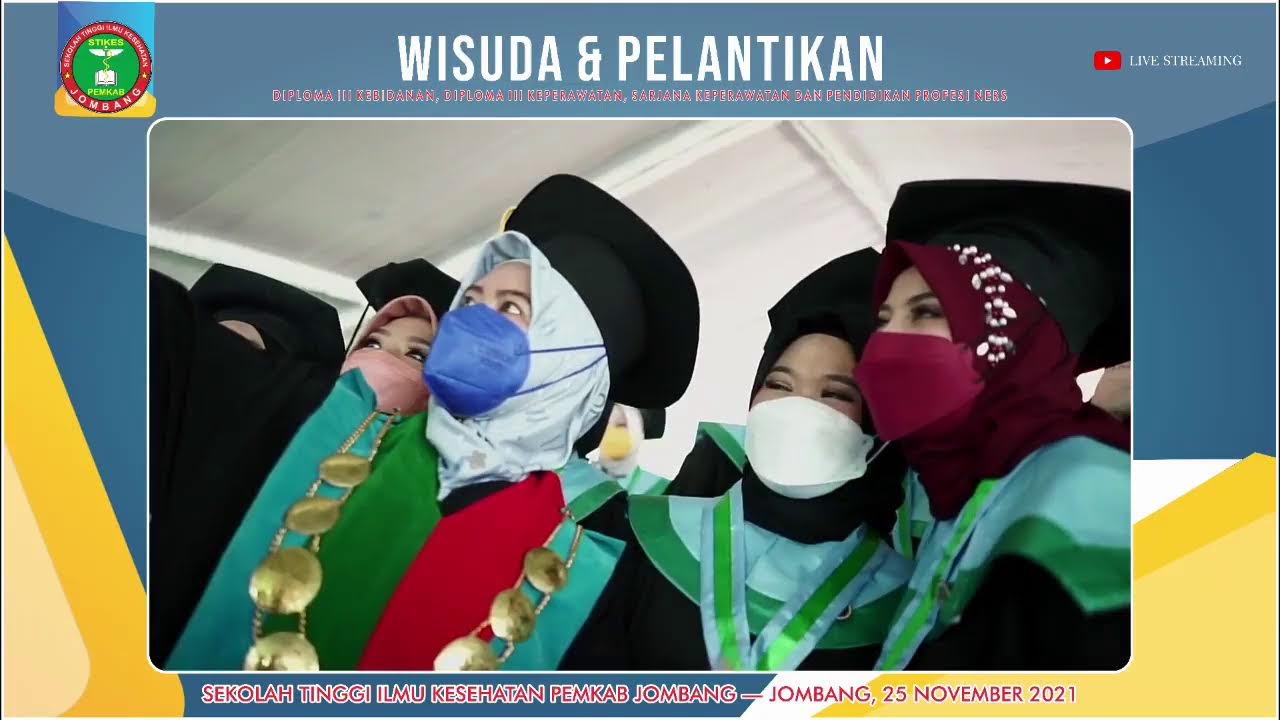 Wisuda dan Pelantikan STIKES Pemkab Jombang 2021
