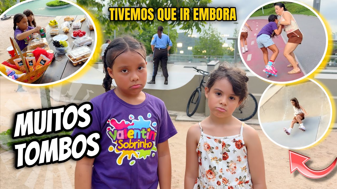 FOMOS ANDAR DE PATINS JUNTAS PELA PRIMEIRA VEZ * olha no que deu * 
