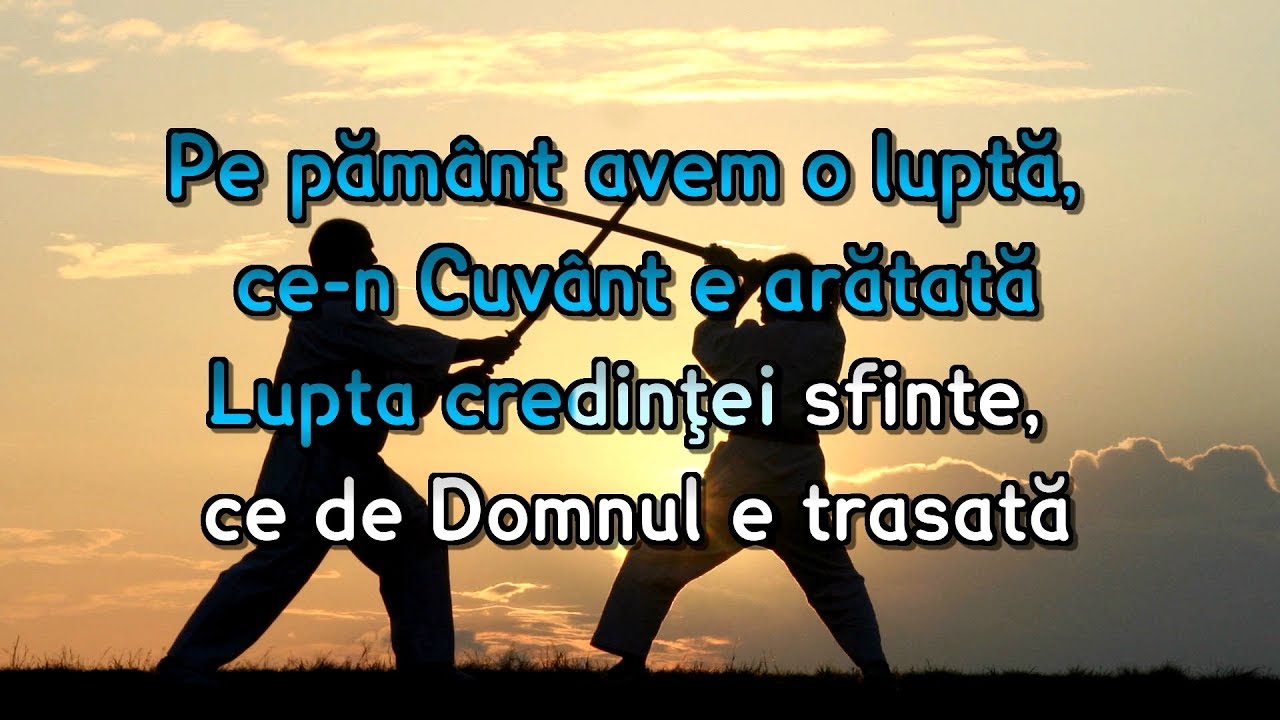 Hai lupta, frate lupta - Negativ Crestin