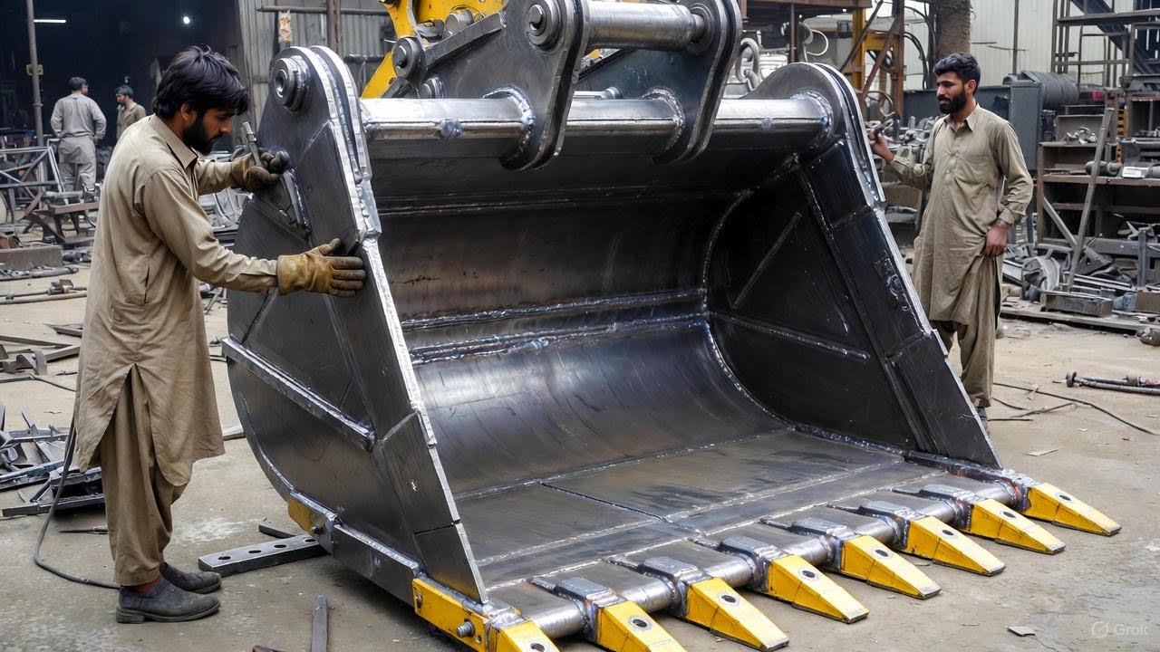 How to Make a Heavy Tractor Bucket | Complete Fabrication Process