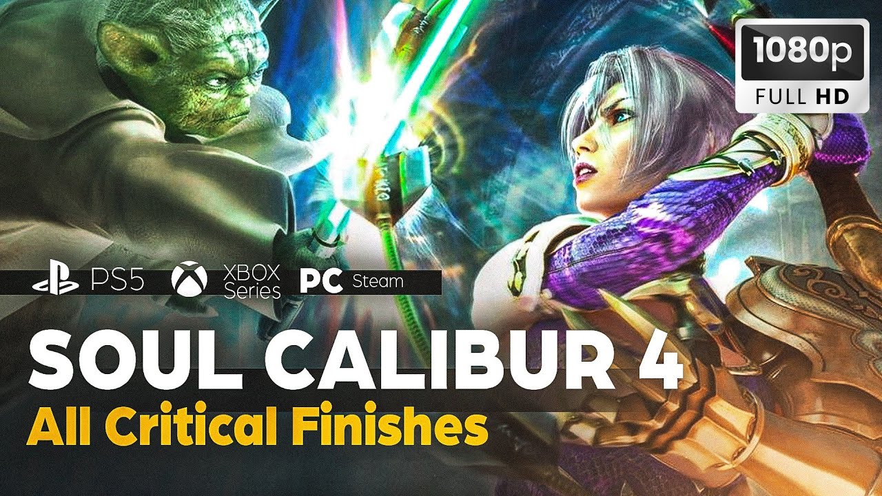 SOUL CALIBUR 4 — все критические завершения ✔️1080p HD