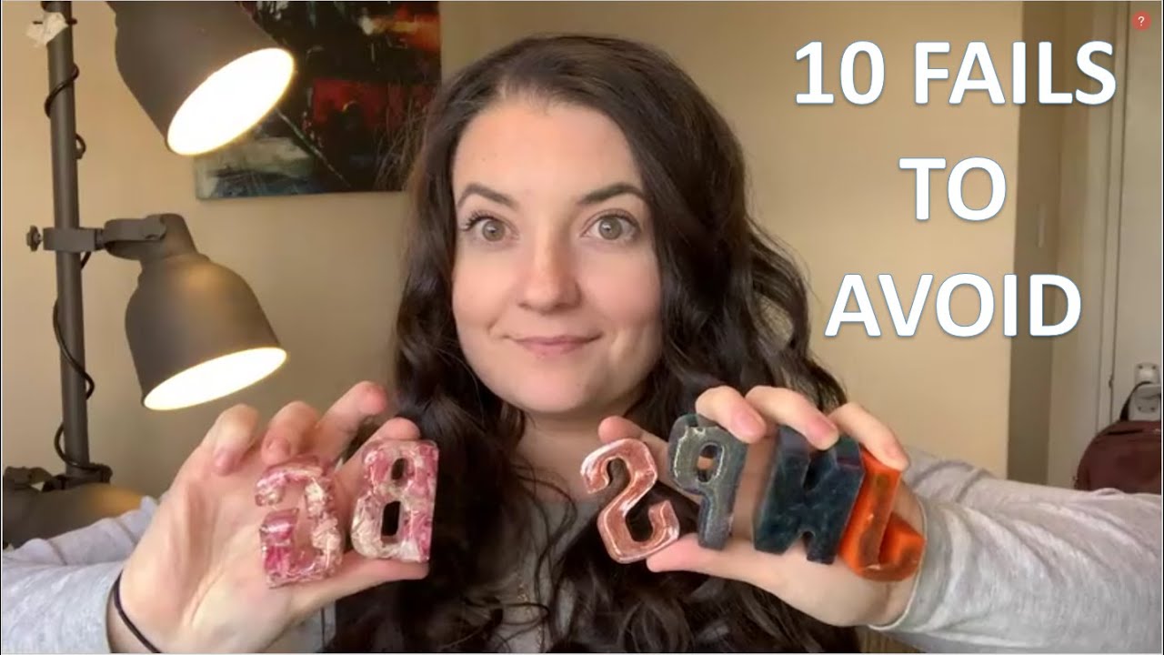 Первый опыт работы со смолой! 10 ошибок новичков, которых следует избегать