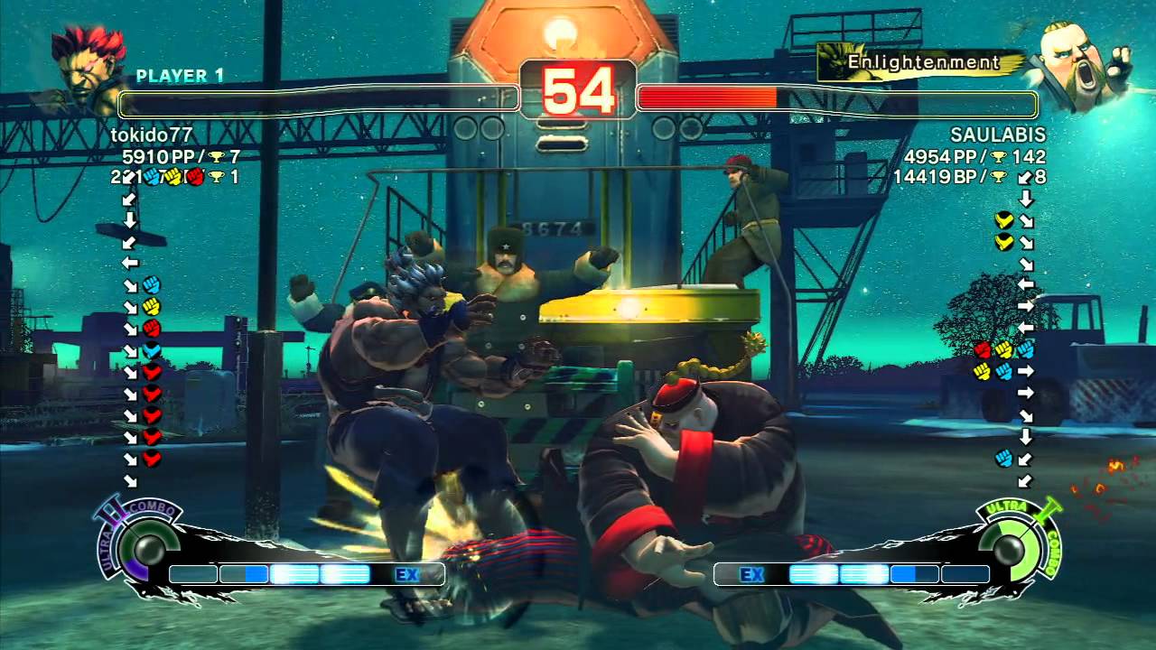 SSF4 AE: Tokido (Akuma) vs SAULABIS (Rufus) - Ranked Match (720p HD)