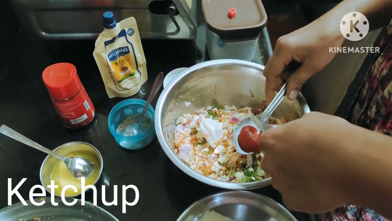 Tasty and easy paneer sandwich recipe 