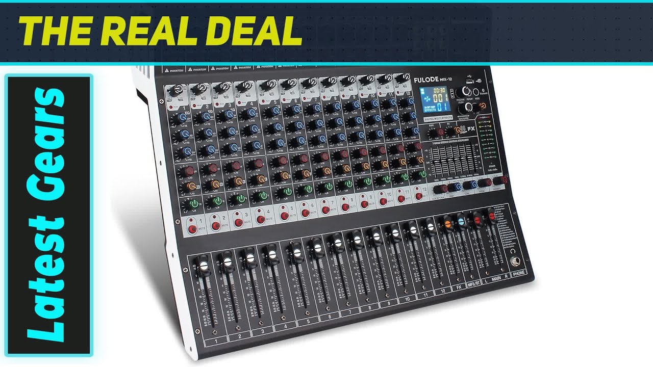 ReviewFULODE 12-Channel Mixer: Best for Studio, Live & DJ!
