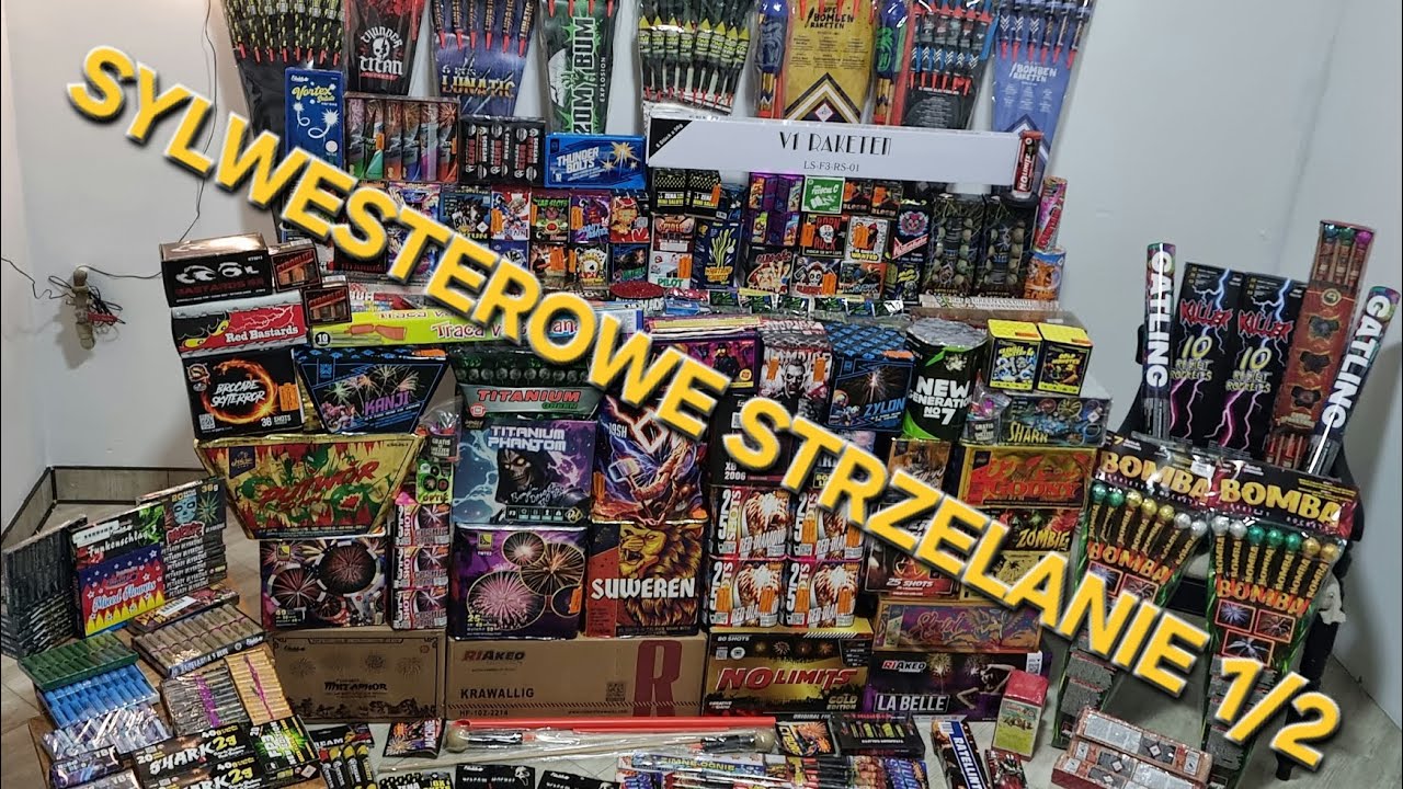 SYLWESTROWE STRZELANIE 2025/2026 - 1/2 #petardy #polenböller #silvester #fajerwerki #fireworks #2025
