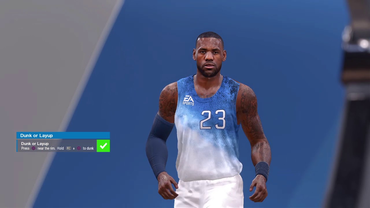 NBA LIVE 18 - Dunk or Layup Shot Tutorial  !! PS4 Tutorial