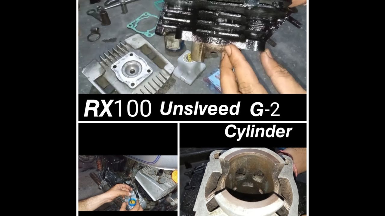 yamaha rx 100 unslveed G-2 cylinder part-2 @Delhi 2stroke zone  #rx100 #block #g2 #cylinder #2stroke