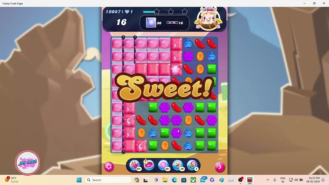Candy Crush Saga Level 16087
