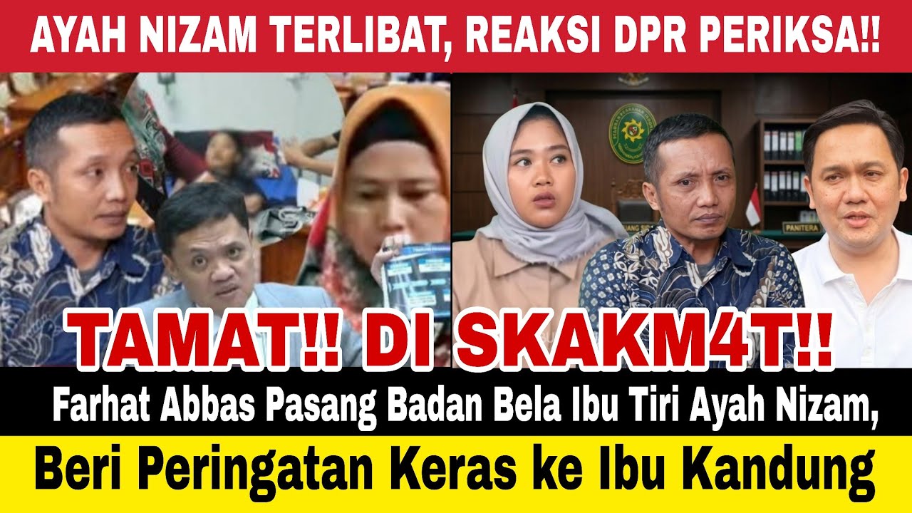 Farhat Abbas Pasang Badan Bela Ibi tiri & Ayah Nizam, Beri Peringatan Keras ke Ibu Kandung