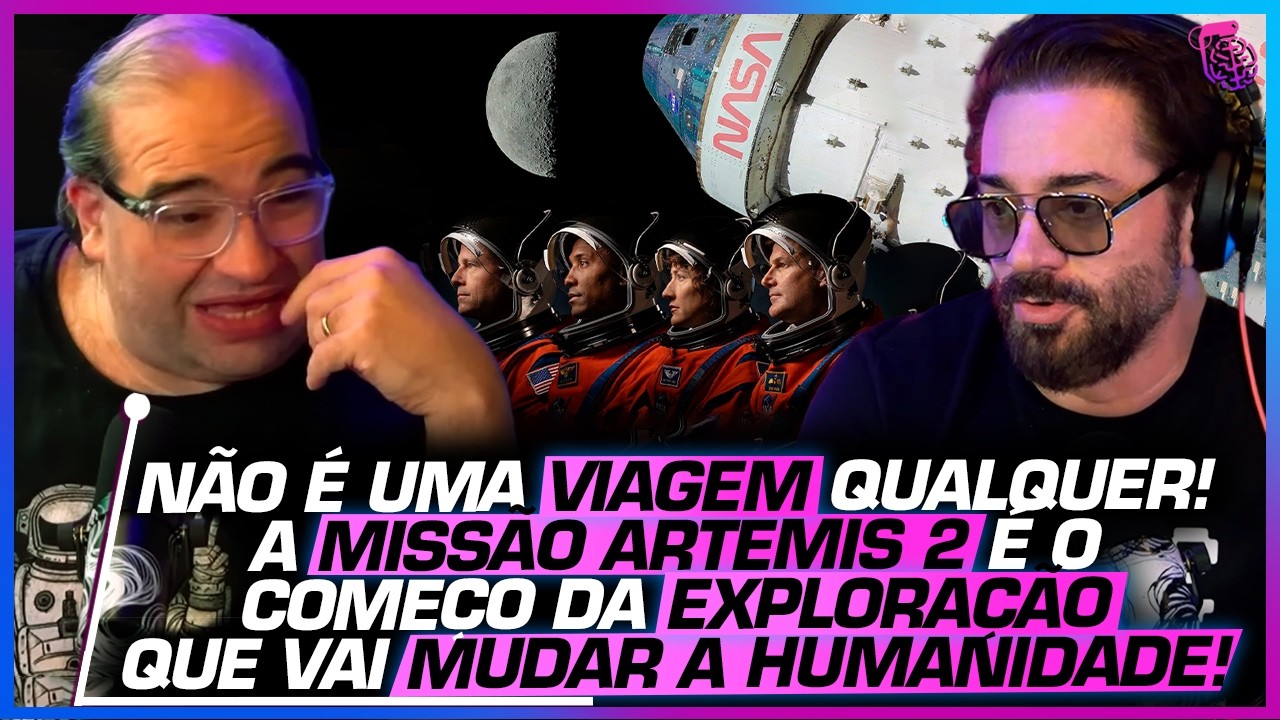 Entenda TODOS os DETALHES da MISS&Atilde;O ARTEMIS 2 &agrave; LUA - S&Eacute;RGIO SACANI E FELIPE HIME