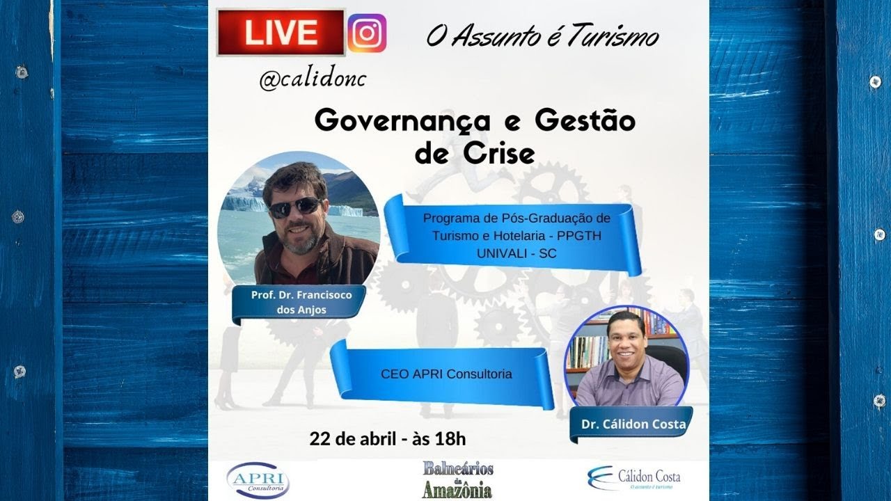 GOVERNANÇA DE TURISMO E GESTÃO DE CRISE