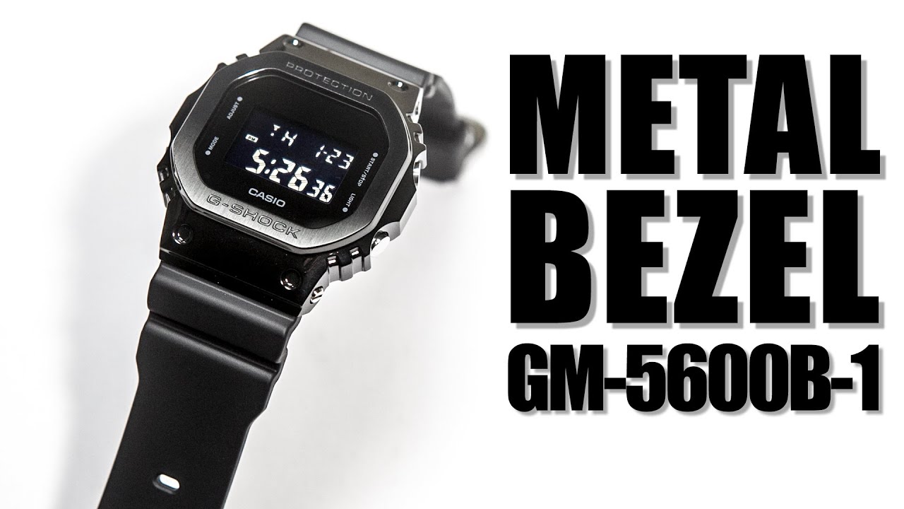 METAL BEZEL CASIO G-SHOCK GM-5600B-1