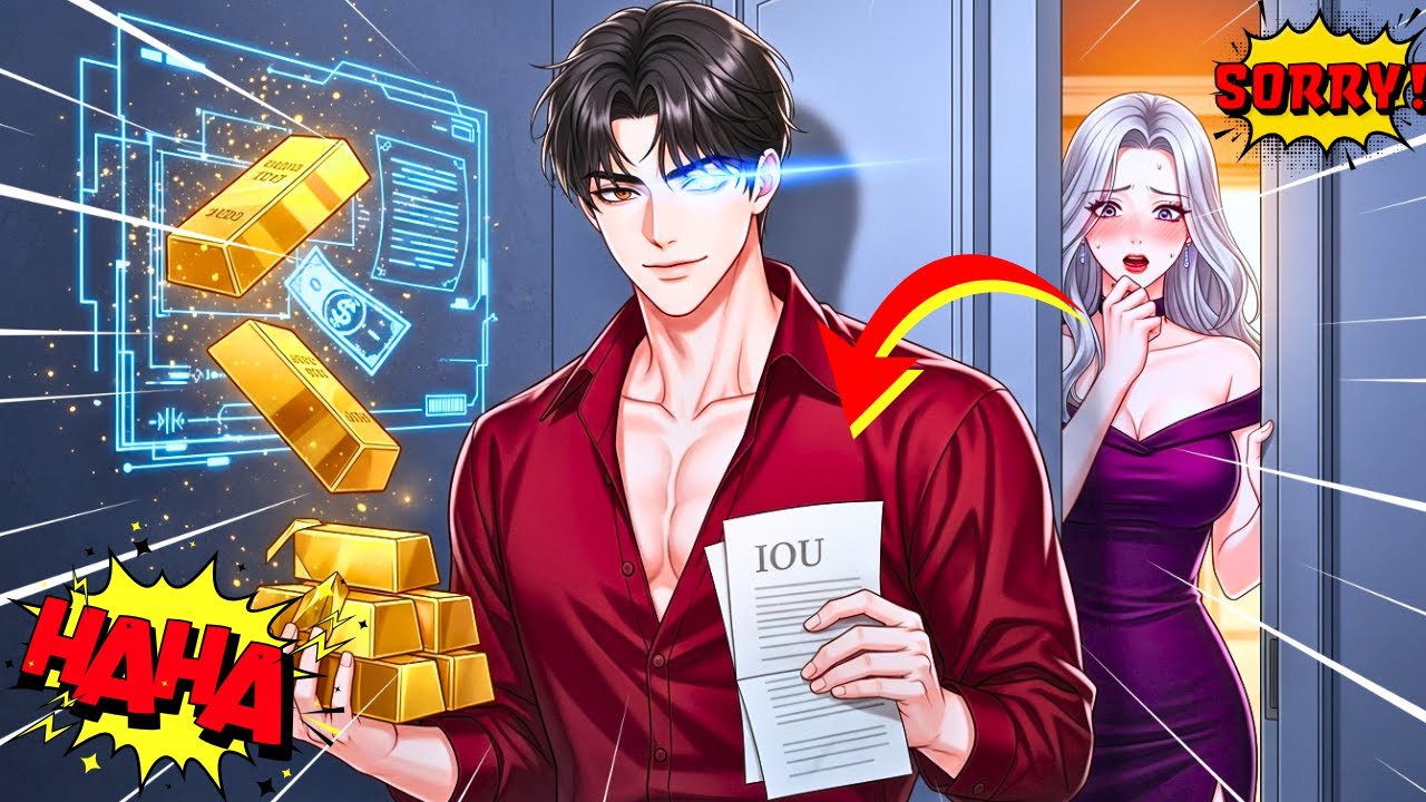 Ativei RAIO-X: Achei 12 BARRAS DE OURO e Salvei TIA da DÍVIDA de 57M | Manhwa Completo