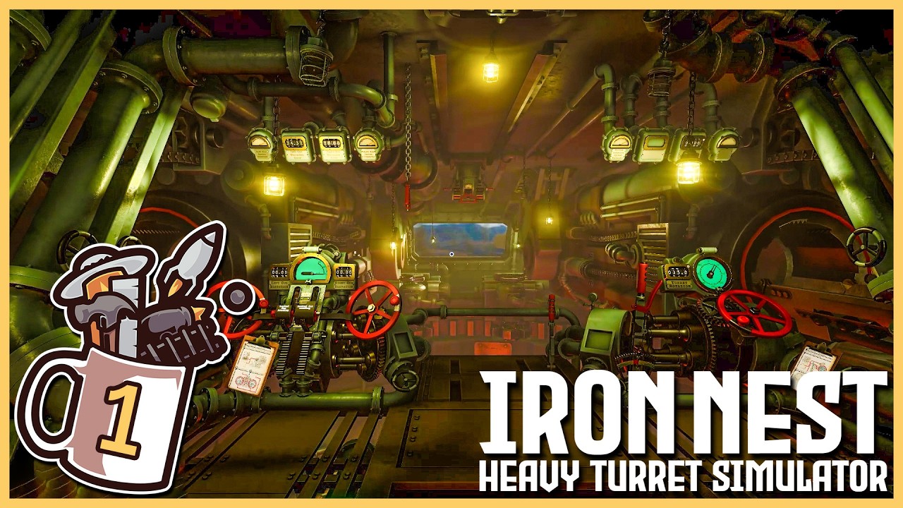 Load, Aim & FIRE in... | IRON NEST: Heavy Turret Simulator #1