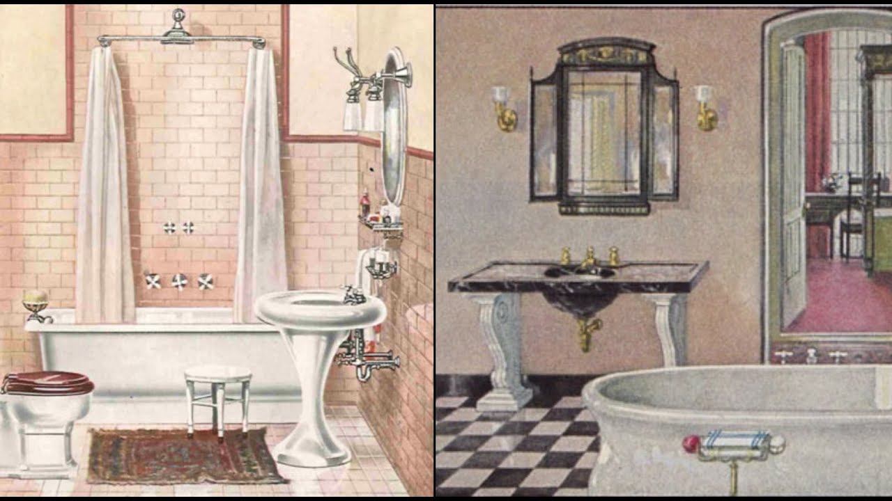 The Evolution of the Bathroom from the Turn of the Century - 1930