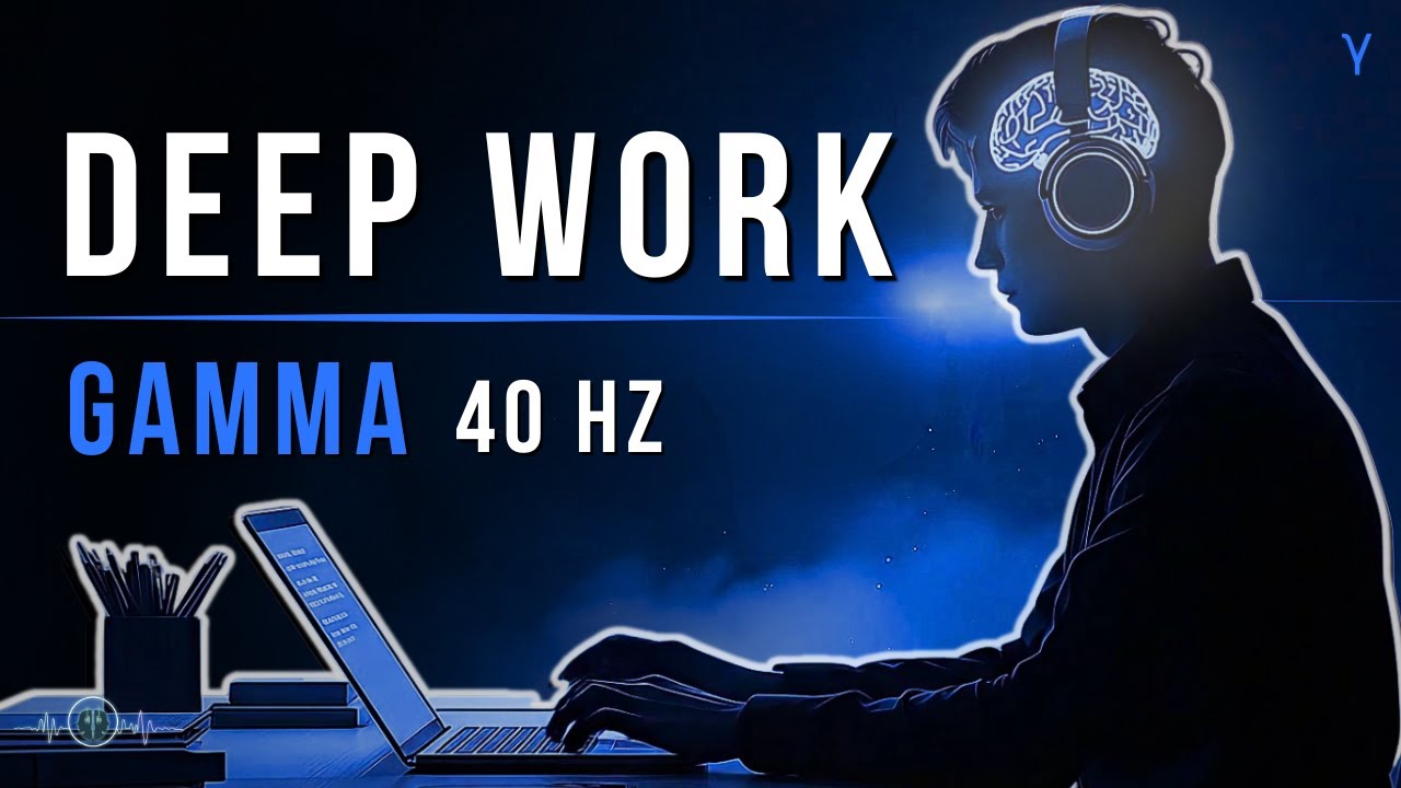 1-часовая сессия Deep Work — Гамма-волны 40 Гц для максимального фокуса