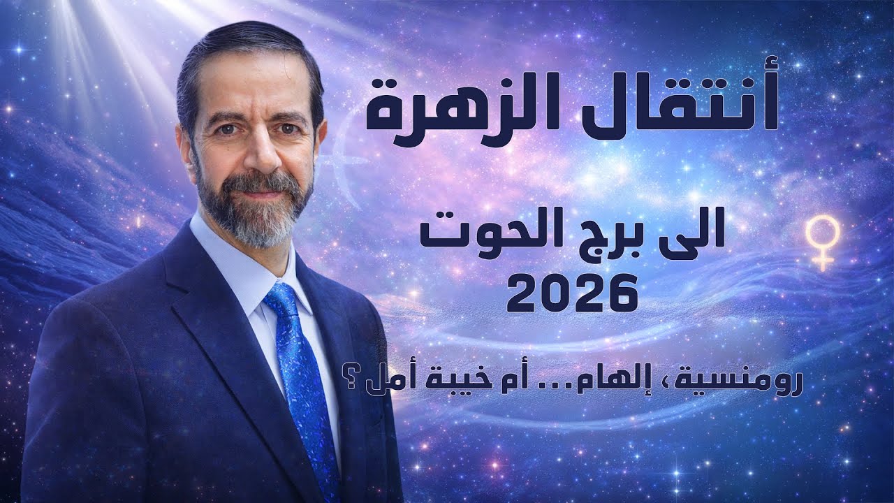 انتقال كوكب الزهرة الى برج الحوت يوم الثلاثاء 10 شباط فبراير 2026 سعيد مناع