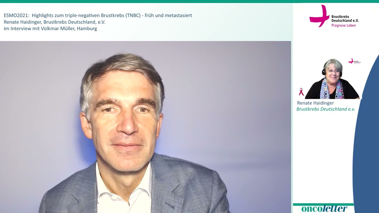ESMO21: Highlights zum triple negativen Brustkrebs (TNBC) - Frühes und metastasiertes Stadium