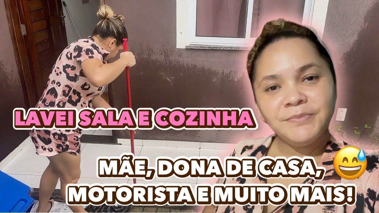 Lavei a sala e a cozinha 💦✨ Dona de casa não para nunca!