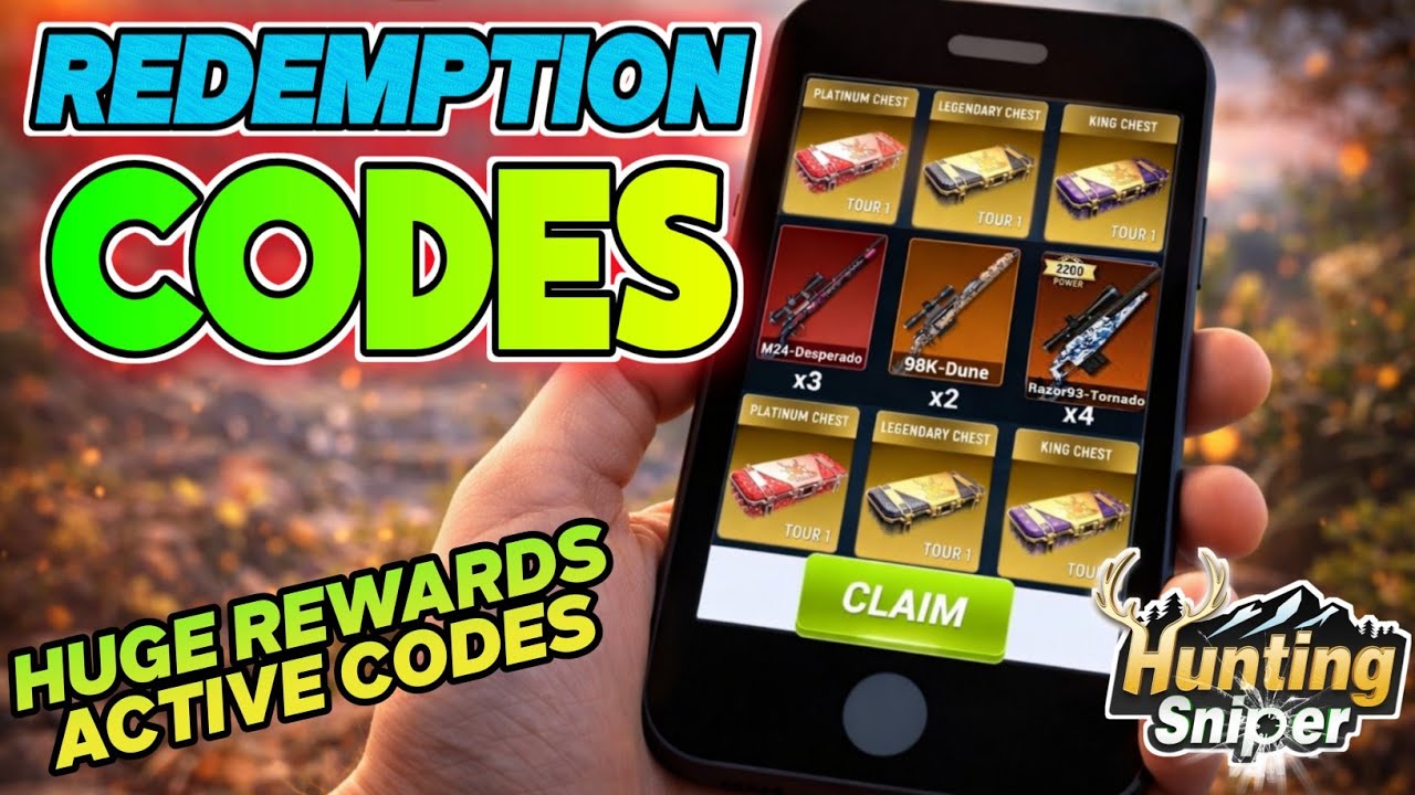 Don't Miss These! Hunting Sniper Codes 2026 | New Hunting Sniper Redeem Codes