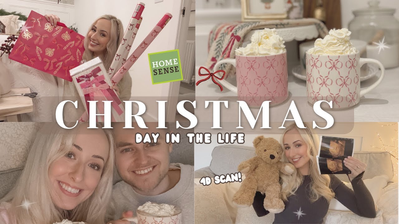 HOMESENSE HAUL & WRAPPING FINDS | 4D BABY SCAN | BABY HAUL | DAY IN THE LIFE | VLOGMAS #4 XMAS IDEAS