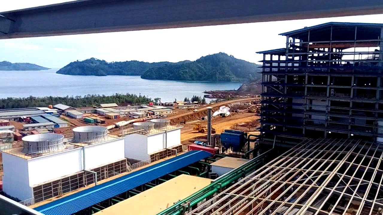 Pabrik nikel mulai beroperasi... maluku utara, pulau obi, site haul sagu