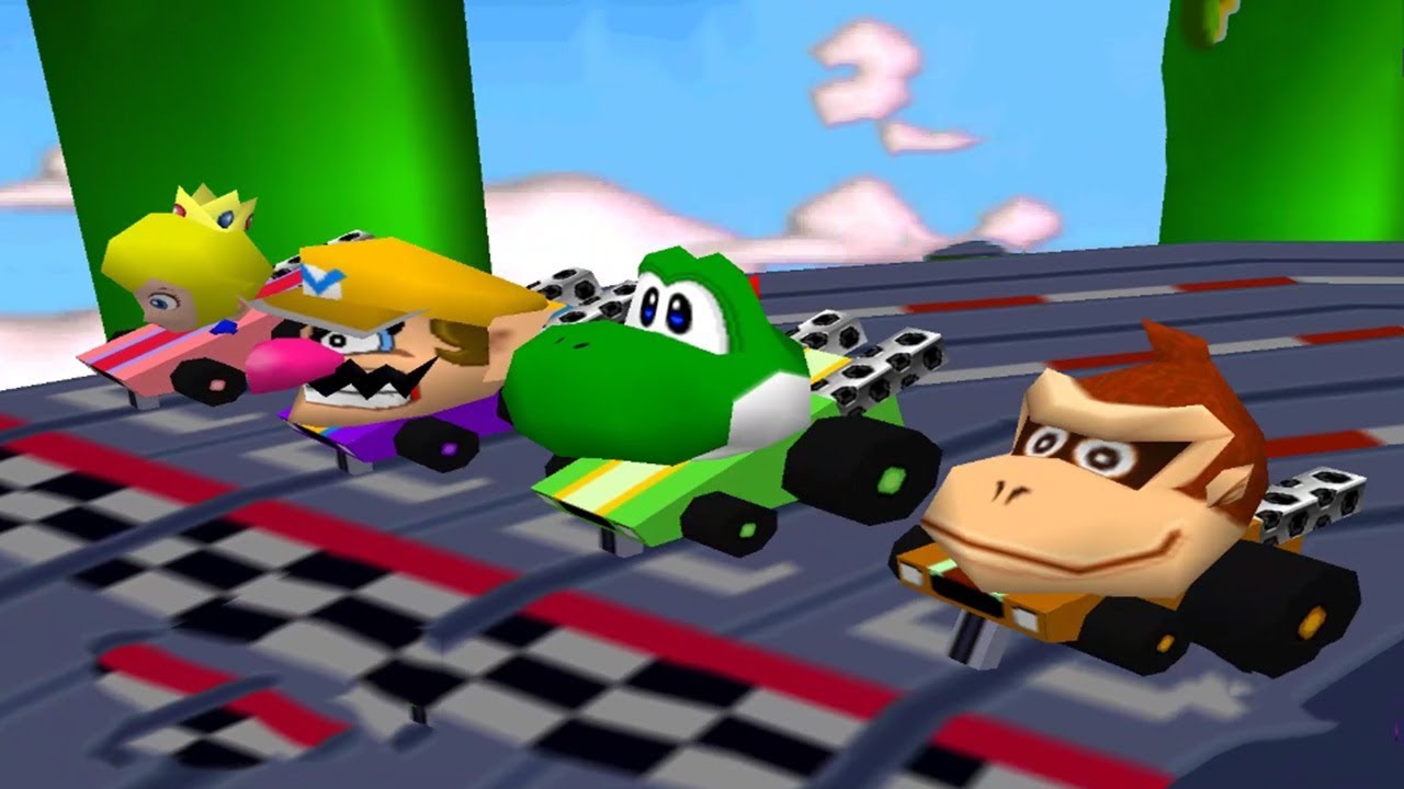 Mario Party 2 - All Funny Minigames #5 - Peach Wario Yoshi Donkey Kong (Master CPU)