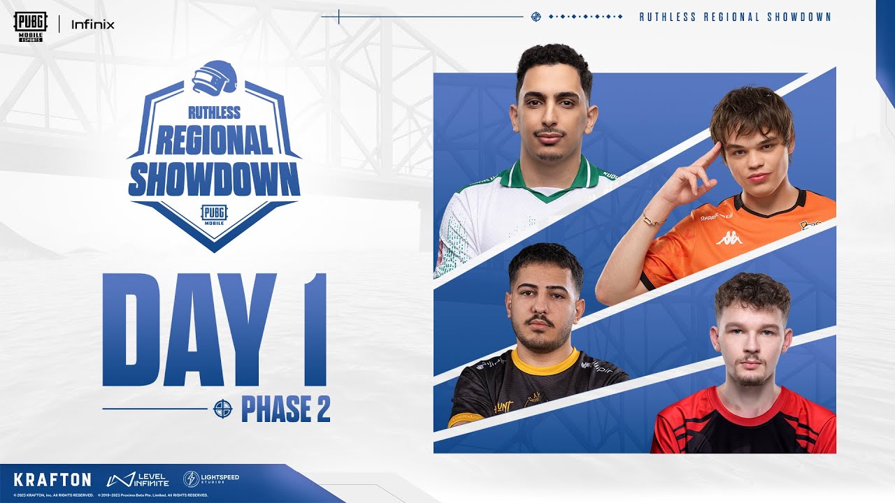 [EN] PUBG MOBILE RUTHLESS REGIONAL SHOWDOWN DAY 1 | PHASE 2