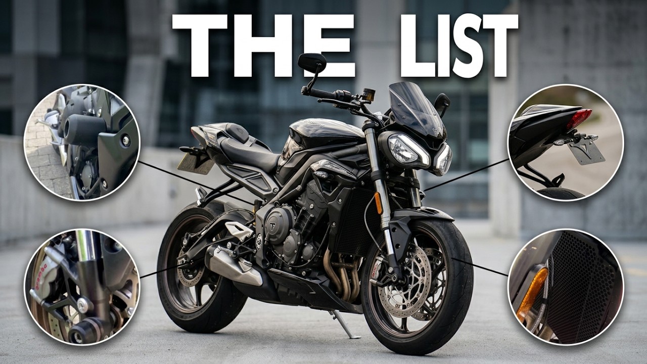 Triumph Street Triple 765 RS Accessories & Modification