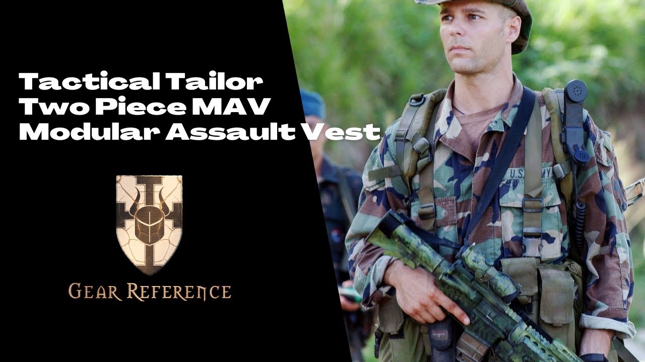 🇺🇸 Tactical Tailor | 2 Piece MAV | 1999 split front Modular Assault Vest im Global War on Terror