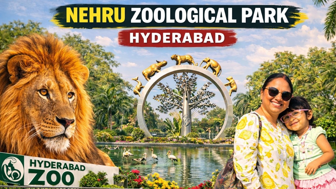 Nehru Zoological Park Hyderabad Experience | Wildlife Safari Inside Hyderabad 😍