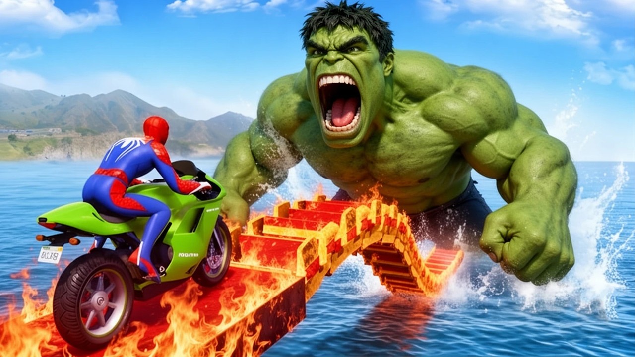 الرجل العنكبوت انقاذ باتمان Rainbow Spider Man Rescue Batman vs Iron Man | GTA 5 Funny Game