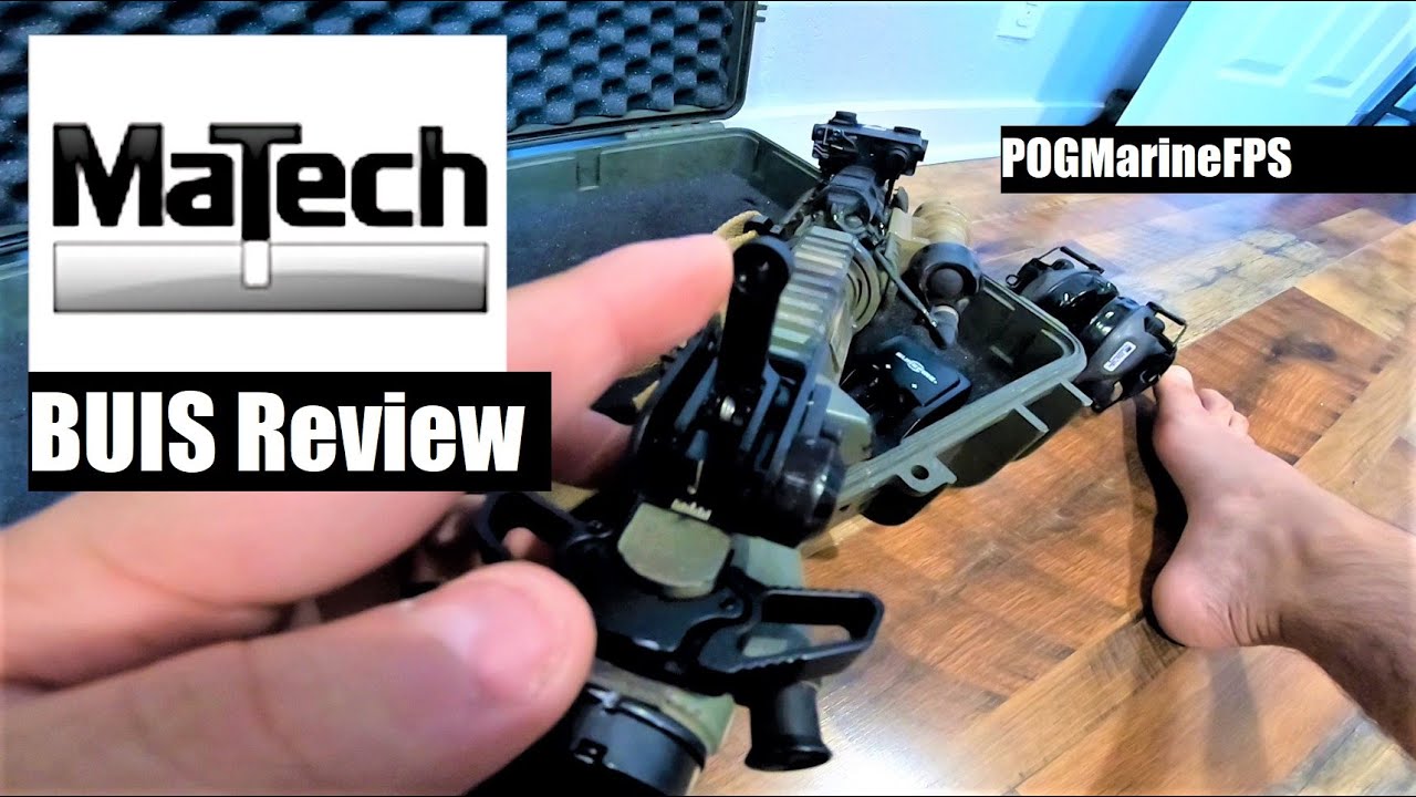 MaTech BUIS rear sight Back up Irons U S  Army USGI Gear